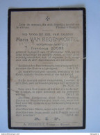 Doodsprentje Maria Van Regenmortel Kessel 1850-1912 Echtg. Franciscus Soons, Heeft Een Klein Scheurtje - Devotion Images