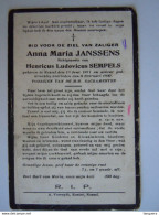 Doodsprentje Anna Maria Janssens Kessel 1871-1930 Echtg. Henricus Ludovicus Sempels - Andachtsbilder