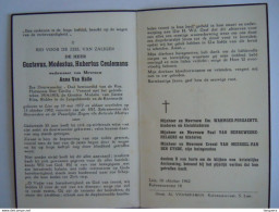 Doodsprentje Gustavus Modestus Ceulemans Oud-strijder 1914-1918 Ere-deurwaarder Lier 1872 1962 Wed. Anna Van Halle - Imágenes Religiosas