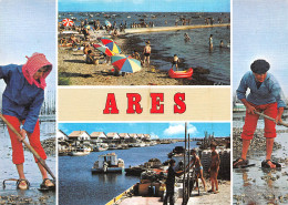 33 ARES Bassin D'arcachon Plage Jetee Et Port  37 (scan Recto Verso)MG2814 - Arcachon