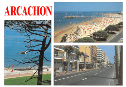 ARCACHON  Bassin Plage Jetee Et Boulevard Thiers  10 (scan Recto Verso)MG2816 - Arcachon