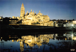 PERIGUEUX  La Cathedrale St Front Vue De Nuit Et Les Bords De L'isle  5 (scan Recto Verso)MG2820 - Périgueux