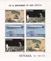 Guyana Nº 2082 Al 2084 En Hoja De 2 Series - Guyana (1966-...)