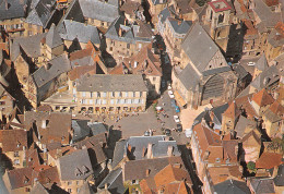 SARLAT  Vue Du Ciel De La Cite Medievale    18 (scan Recto Verso)MG2828 - Sarlat La Caneda