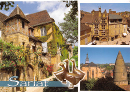 SARLAT   La Cite En Trois Vues    25  (scan Recto Verso)MG2828 - Sarlat La Caneda