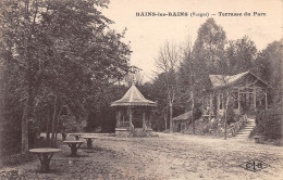 88 BAINS LES BAINS La Terrasse Et Gloriette Du Parc  40 (scan Recto Verso)MG2828BIS - Bains Les Bains