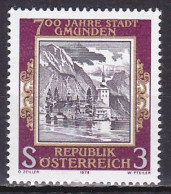 Austria, 1978, Gmunden 700th Anniv, 3s, MNH - Neufs