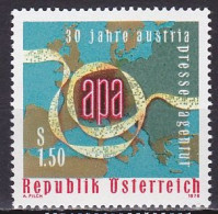 Austria, 1976, Austrian Press Agency 30th Anniv, 1.50s, MNH - Nuevos