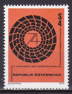 Austria, 1974, International Road Transport Union Cong, 4s, MNH - Neufs