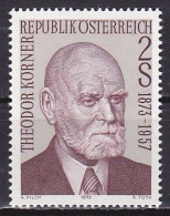 Austria, 1973, Theodor Körner, 2s, MNH - Ungebraucht