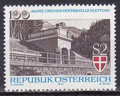 Austria, 1973, Mountain Spring Water Supply Centenary, 2s, MNH - Nuevos