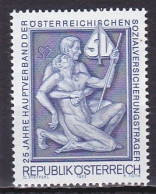 Austria, 1973, Federation Of Social Insurance Institutes 25th Anniv, 2s, MNH - Nuevos