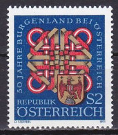 Austria, 1971, Burgenland Joining Austria 50th Anniv, 2s, MNH - Unused Stamps