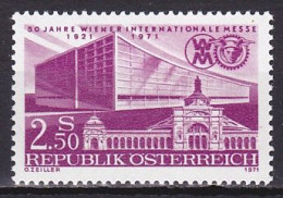 Austria, 1971, International Vienna Fair, 2.50s, MNH - Unused Stamps