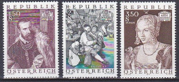 Austria, 1971, Vienna Museum Paintings, Set, MNH - Nuevos