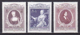 Austria, 1980, Empress Maria Theresa, Set, MNH - Ongebruikt