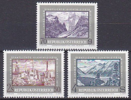 Austria, 1972, Electric Power Nationalization 25th Anniv, Set, MNH - Unused Stamps