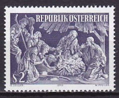 Austria, 1970, Christmas, 2s, MNH - Neufs