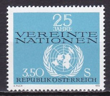 Austria, 1970, United Nations 25th Anniv, 3.50s, MNH - Nuevos