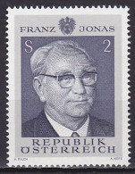 Austria, 1969, Pres. Franz Jonas, 2s, MNH - Unused Stamps