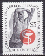 Austria, 1966, Occupational Medicine Cong, 3s, MNH - Ongebruikt