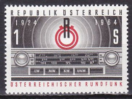 Austria, 1964, Radio Austria 40th Anniv, 1s, MNH - Nuovi