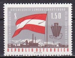 Austria, 1963, Austrian Trade Union Federation Cong, 1.50s, MNH - Ongebruikt