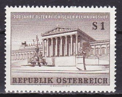 Austria, 1961, Austrian Bureau Of Budget 200th Anniv, 1s, MNH - Nuevos