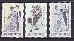 Austria, 1970, Operettas 2nd Issue, Set, MNH - Neufs