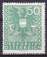 Austria, 1945, Coat Of Arms, 50pf, MH - Unused Stamps