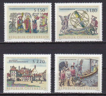 Austria, 1966, Austrian National Library, Set, MNH - Unused Stamps