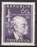 Austria, 1950, Josef Madersperger, 60g, MH - Ungebraucht