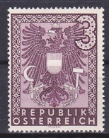 Austria, 1945, Coat Of Arms, 3RM, MNH - Unused Stamps