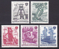 Austria, 1961, Nationalized Industry 15th Anniv, Set, MNH - Nuovi