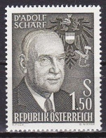 Austria, 1960, Pres. Adolf Schärf, 1.50s, MNH - Unused Stamps