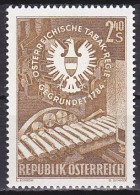 Austria, 1959, Tobacco Monopoly 175th Anniv, 2.40s, MNH - Ungebraucht