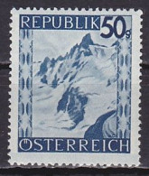 Austria, 1945, Landscapes/Silvretta Mountain, 50g, MH - Neufs