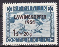 Austria, 1954, Avalanche Victims Fund, 1s + 20g, MNH - Nuevos