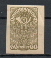 Austria, 1919, Posthorn, 60h/Imperf, MH - Nuovi