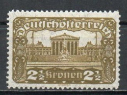 Austria, 1919, Parliament Building, 2½kr, MH - Neufs
