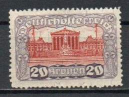 Austria, 1920, Parliament Building, 20kr/Perf 11½, MH - Neufs