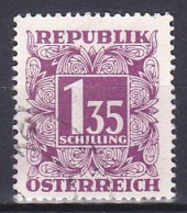 Austria, 1949, Numeral In Square Frame, 1.35s, USED - Taxe