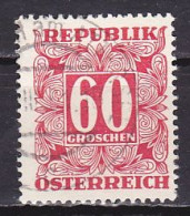 Austria, 1950, Numeral In Square Frame, 60g, USED - Impuestos