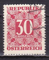 Austria, 1949, Numeral In Square Frame, 30g, USED - Segnatasse