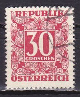 Austria, 1949, Numeral In Square Frame, 30g, USED - Taxe