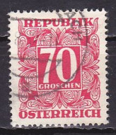 Austria, 1949, Numeral In Square Frame, 70g, USED - Portomarken