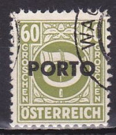 Austria, 1946, Posthorn Overprinted, 60g, USED - Segnatasse