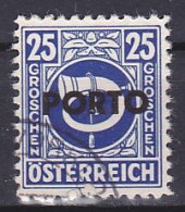 Austria, 1946, Posthorn Overprinted, 25g, USED - Impuestos
