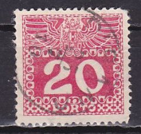 Austria, 1908, Coat Of Arms & Numeral, 20h, USED - Portomarken