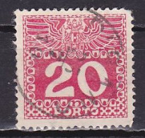 Austria, 1908, Coat Of Arms & Numeral, 20h, USED - Impuestos